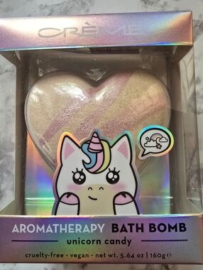 The Crème Shop: Unicorn Candy Aromatherapy Bath Bomb